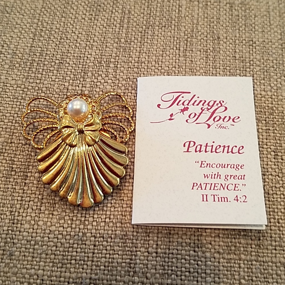 New Angel Pin "Patience" by Tidings of Love
